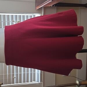 Good Condition Old Navy Red Fit And Flare Circle Mini Skirt